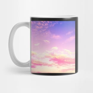 Pastel Sunset Pink Clouds Mug